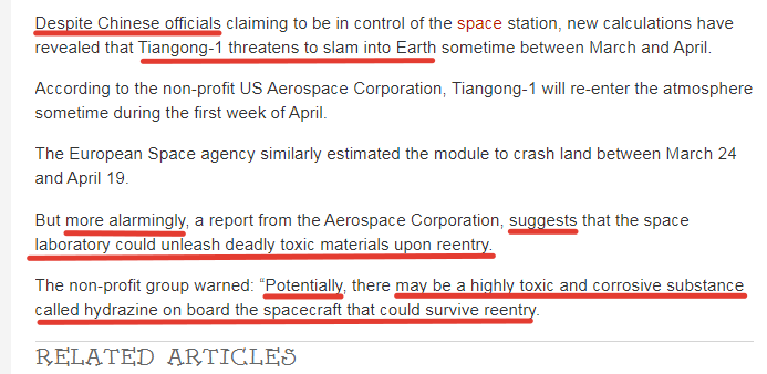 2021-05-08 22-41-27 WARNING  Chinese space station