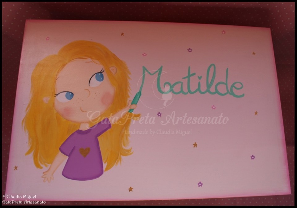 Caixa arrumação para a escola Contos de Fadas2.J