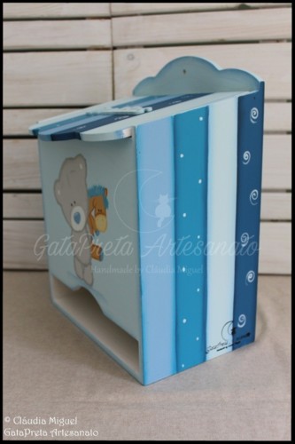 Fraldário, moldura e placa de porta Ursinho e Gir