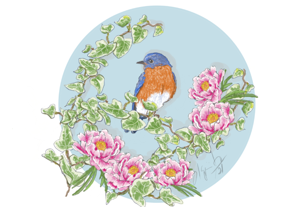 romantic blue bird.png romantic blue bird.png