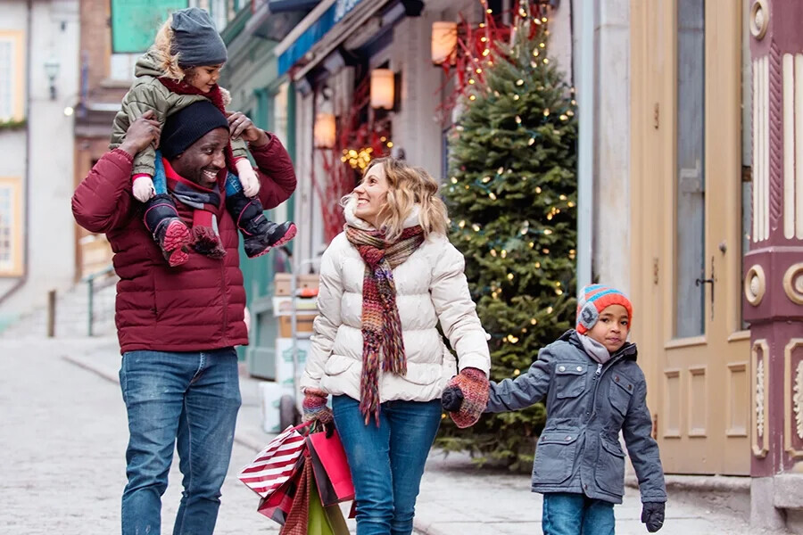 Um grande Natal no pequeno comércio