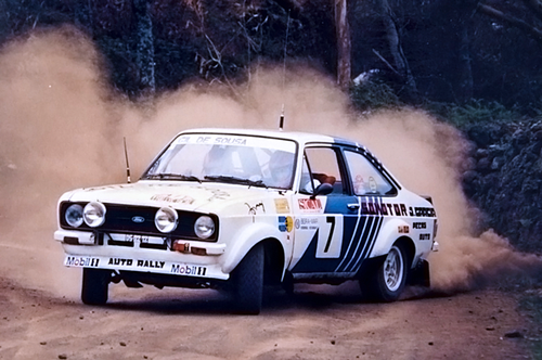 Gil de Sousa no Rali Sical de 1986...