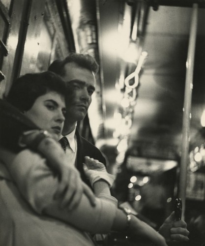 Sy Kattelson Couple in Subway, 1953.jpeg