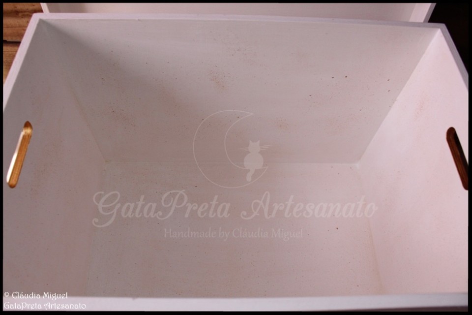 Caixa arrumação recordações casamento Golden M