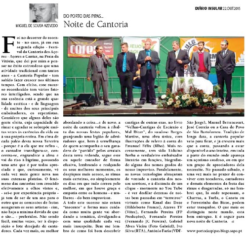 Artigo de Miguel Azevedo