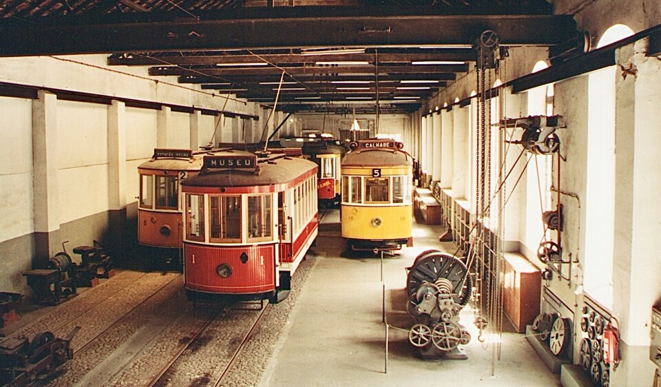 Museu dos Transportes. Interior. 1995. Foto Ernest