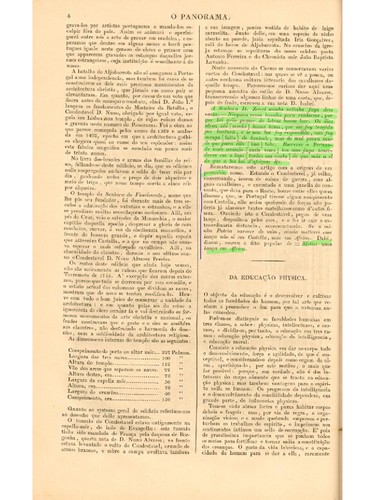 O Panorama, N.º 1, 1837
