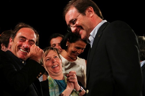 Paulo Portas, Maria Luís Albuquerque e Pedro Pass