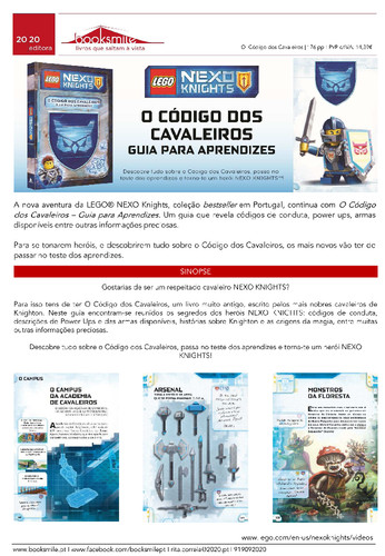 Press Lego Nexo Knights_O C├│digo dos Cavaleir