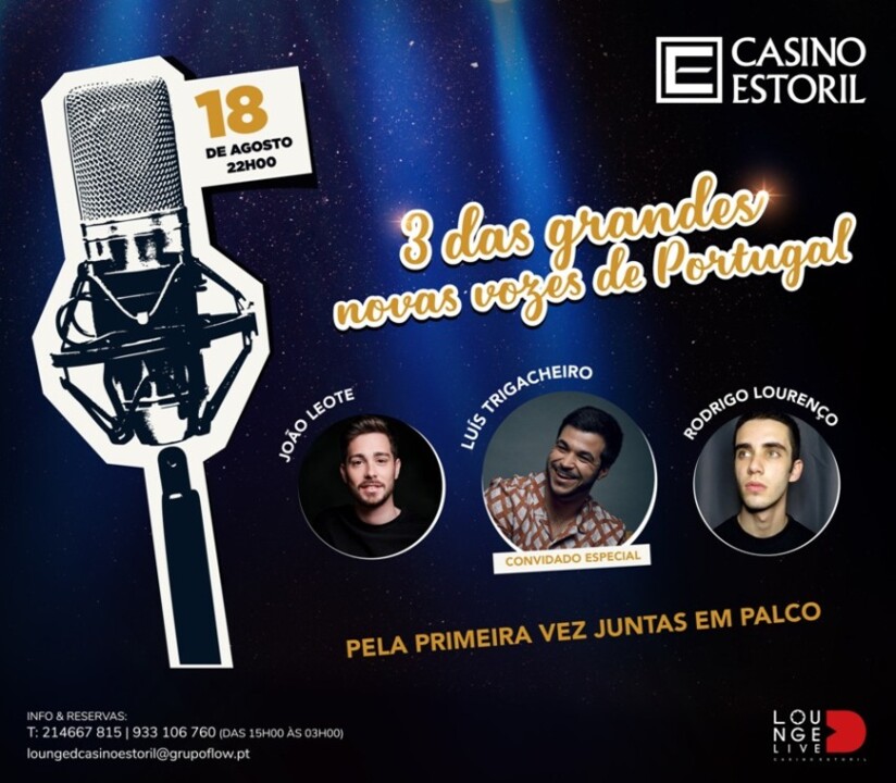 Concerto inédito no Casino Estoril Luis Trigachei