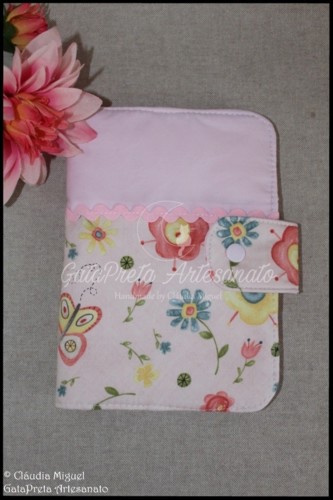 Capa para documentos bebé  Borboletas e Abelhinha