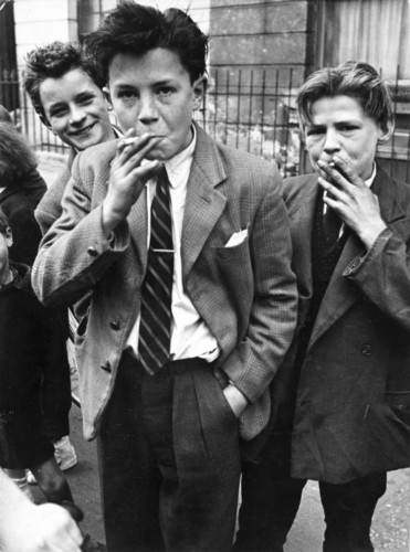 Boys Smoking, Portland Road, North Kensington, 195