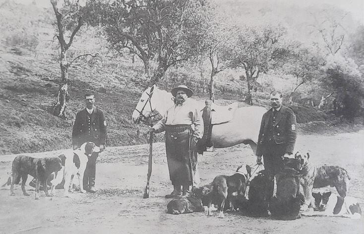 uktima caçada na tapada de mafra 1907.JPG