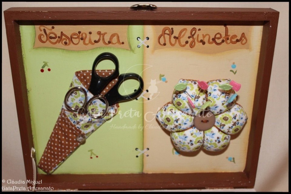 Caixa de costura Retalhos Frescos de PrimaveraII-4