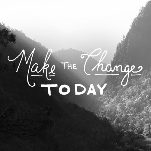 make the change