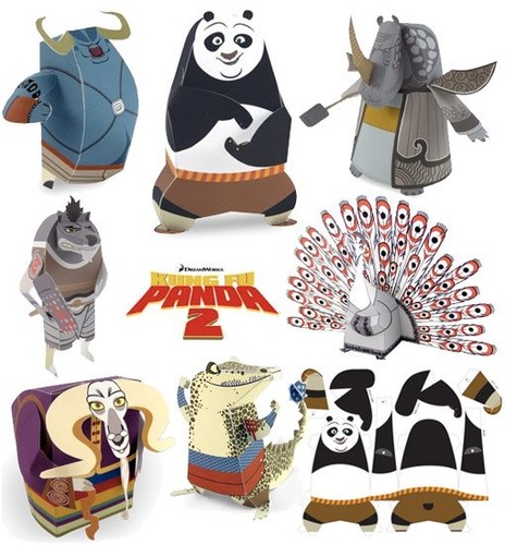 Desenhos do Kung Fu Panda para Imprimir e Colorir