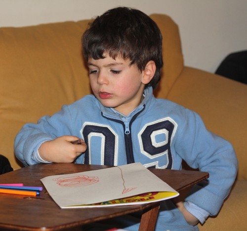 O nosso atento Afonso...