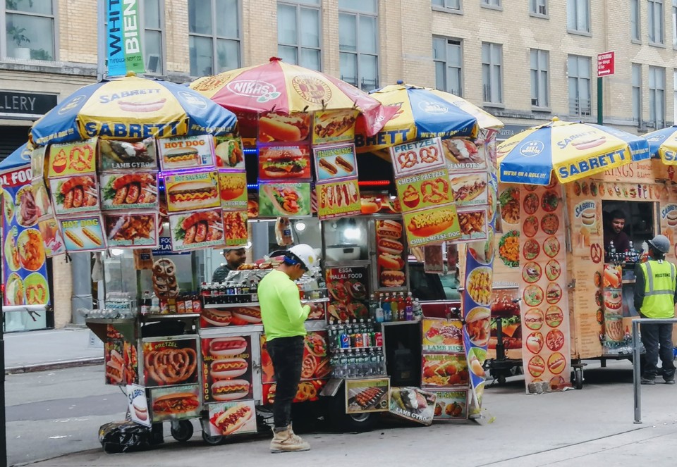 Vendedores ambulantes de comida em Nova Iorque Vendedores ambulantes de comida em Nova Iorque
