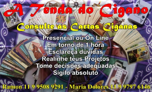 Tarot Cigano - Baralho Com 36 Cartas - Tenda Cigana