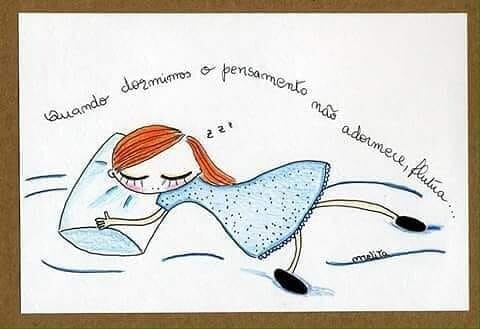 Sonhos felizes. Com o doce embalo do pensamento..j