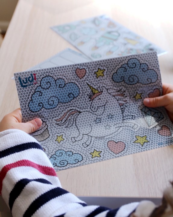 autocolantes reflectores Ludilights ludlilabel