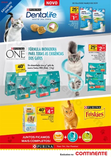 Antevisão Folheto CONTINENTE Pets Promoções de 