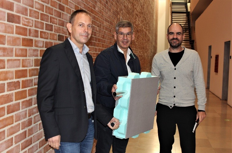 Sérgio Almeida (Dreamdomus), Carlos Relvas (UA) e