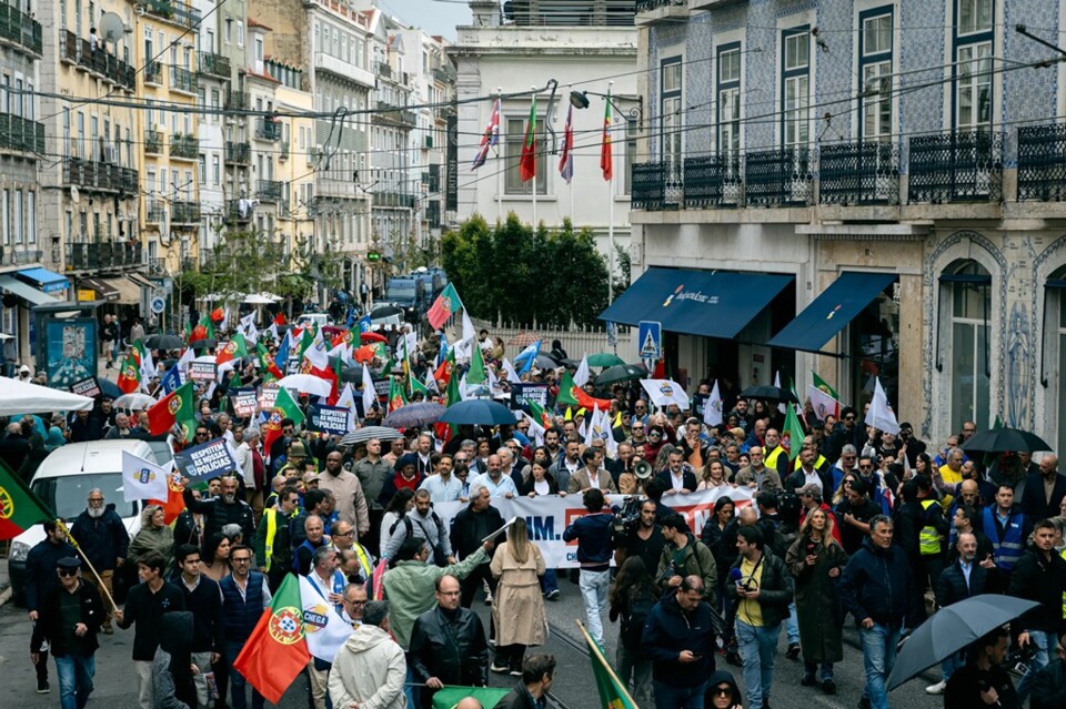 Chega - manif pro policias (FRANCISCO ROMÃO PEREI