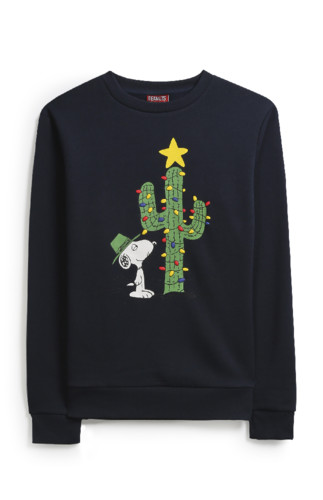 KIMBALL-71064MISSING-SNOOPY NAVY XMAS JUMPER, GRAD KIMBALL-71064MISSING-SNOOPY NAVY XMAS JUMPER, GRAD