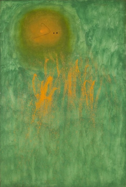 Cabelo perseguido por dois planetas de Joan Miró.