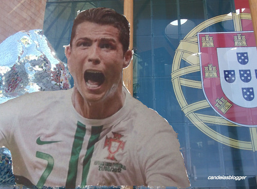 RONALDO  APÓS O GOLO À REP.CHECA