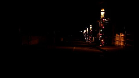 lonely-christmas-road-night-car-footage-081459577_