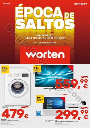 Antevisão Folheto WORTEN Promoções de 7 a 13 ja