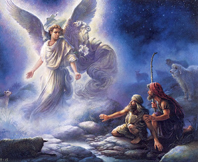 os anjos e os pastores