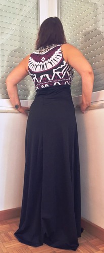 Vestido Tribal Shein costas