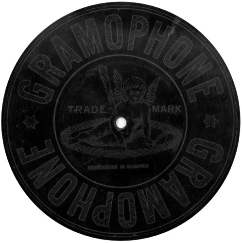 Frente do disco de goma laca “ Fado Hilário”,