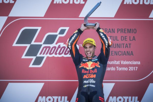 Miguel Oliveira Podium Comunitat Valenciana Ricard