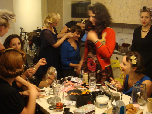 Girls getting vintage