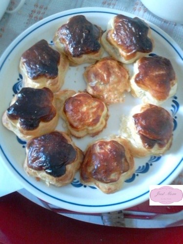 Folhados Queijo de Cabra - depois