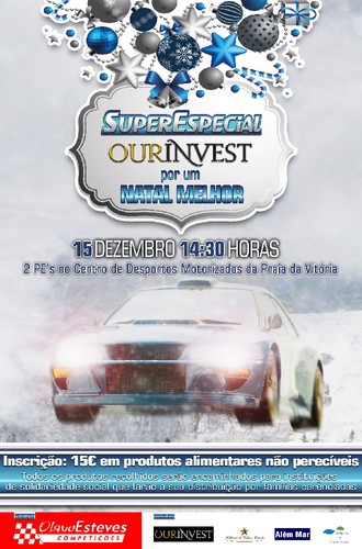 O cartaz do evento...