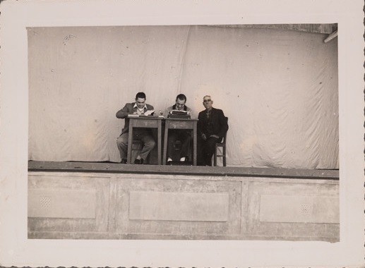 Ensaio de peça Palco da Verbena Amora. O terceiro