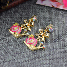 Free-shipping-2015-New-BJ-new-pink-snail-Earrings_