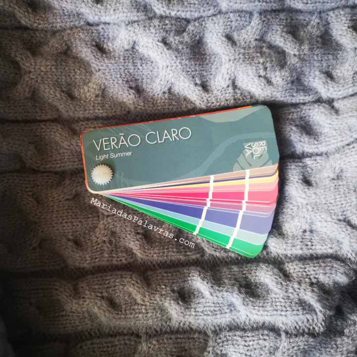 Cartela Verão Claro - Coloração pessoal - Maria das Palavras