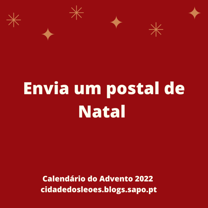 Imagem para as Redes Sociais a Vermelho e Dourado 