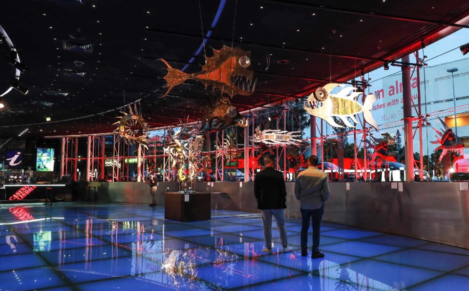 Casino Lisboa inaugurou exposição Peixes com Alm