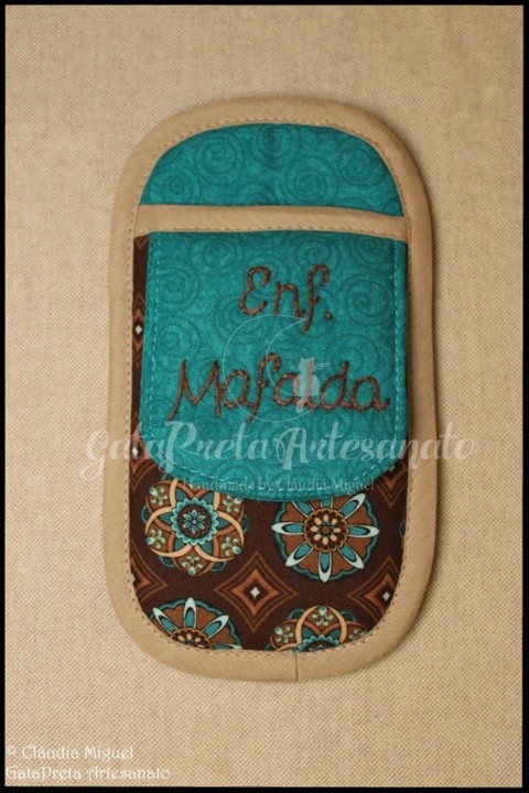 Estojo de canetas para bata Turquoise&amp;Chocolate1.J