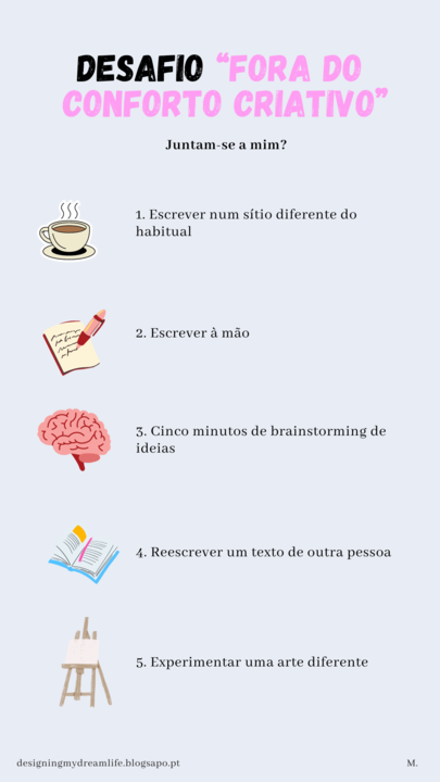 Azul e Bege Minimalista Chique Desafio de Música 