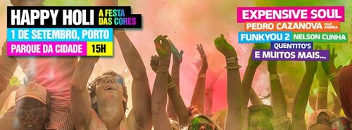 Cores e música, no Parque da Cidade...