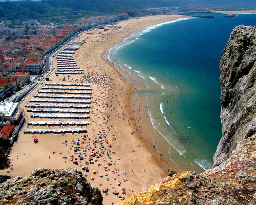 Panorâmica sobre a Nazaré