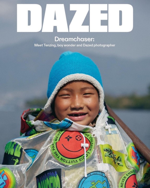 A capa da Dazed, a totalidade dos lucros da venda 